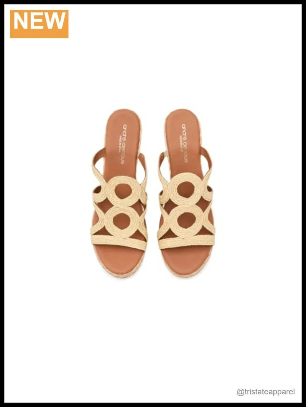 Womens Neena Espadrille Wedge Sandals Slip On Geometric